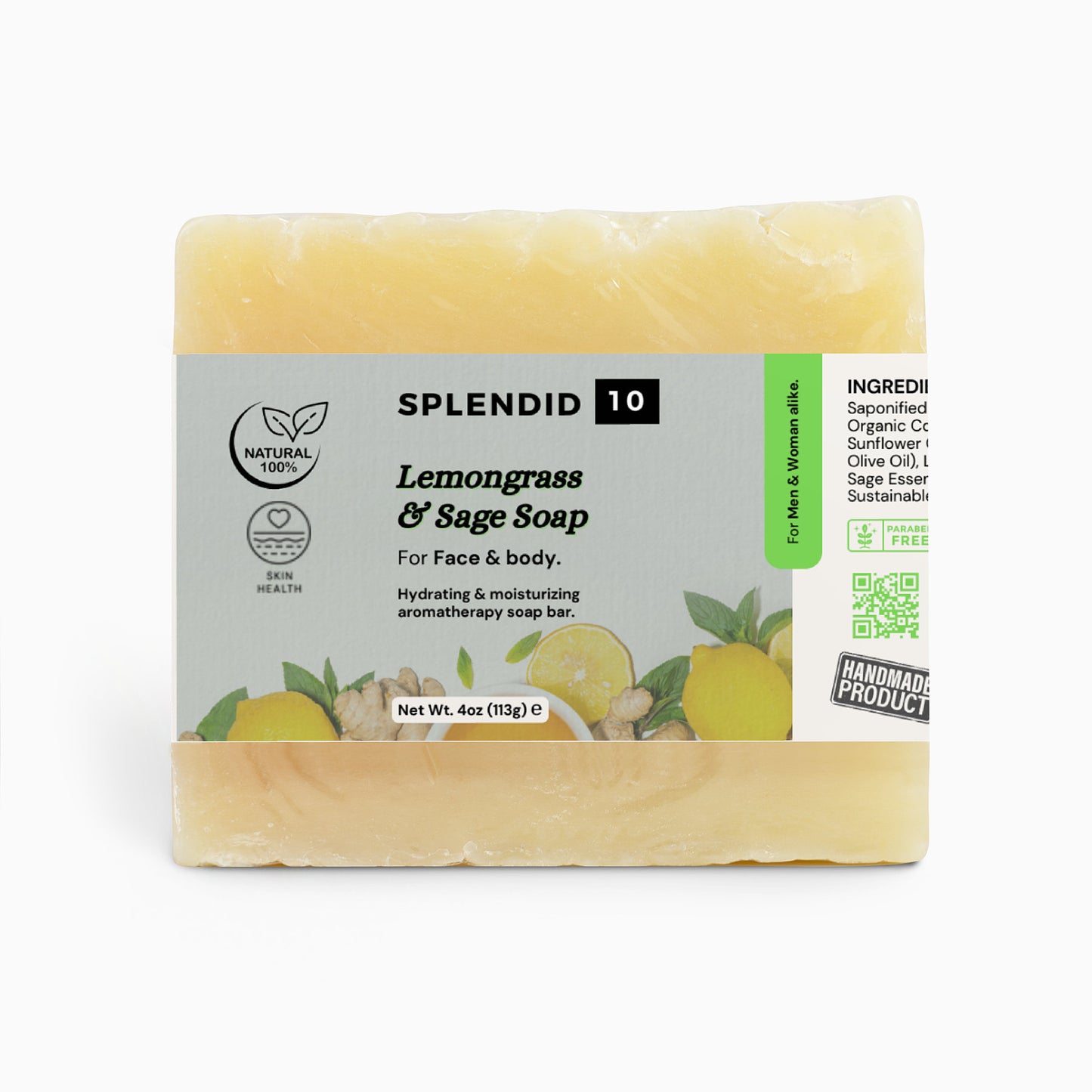 Lemongrass & Sage Soap