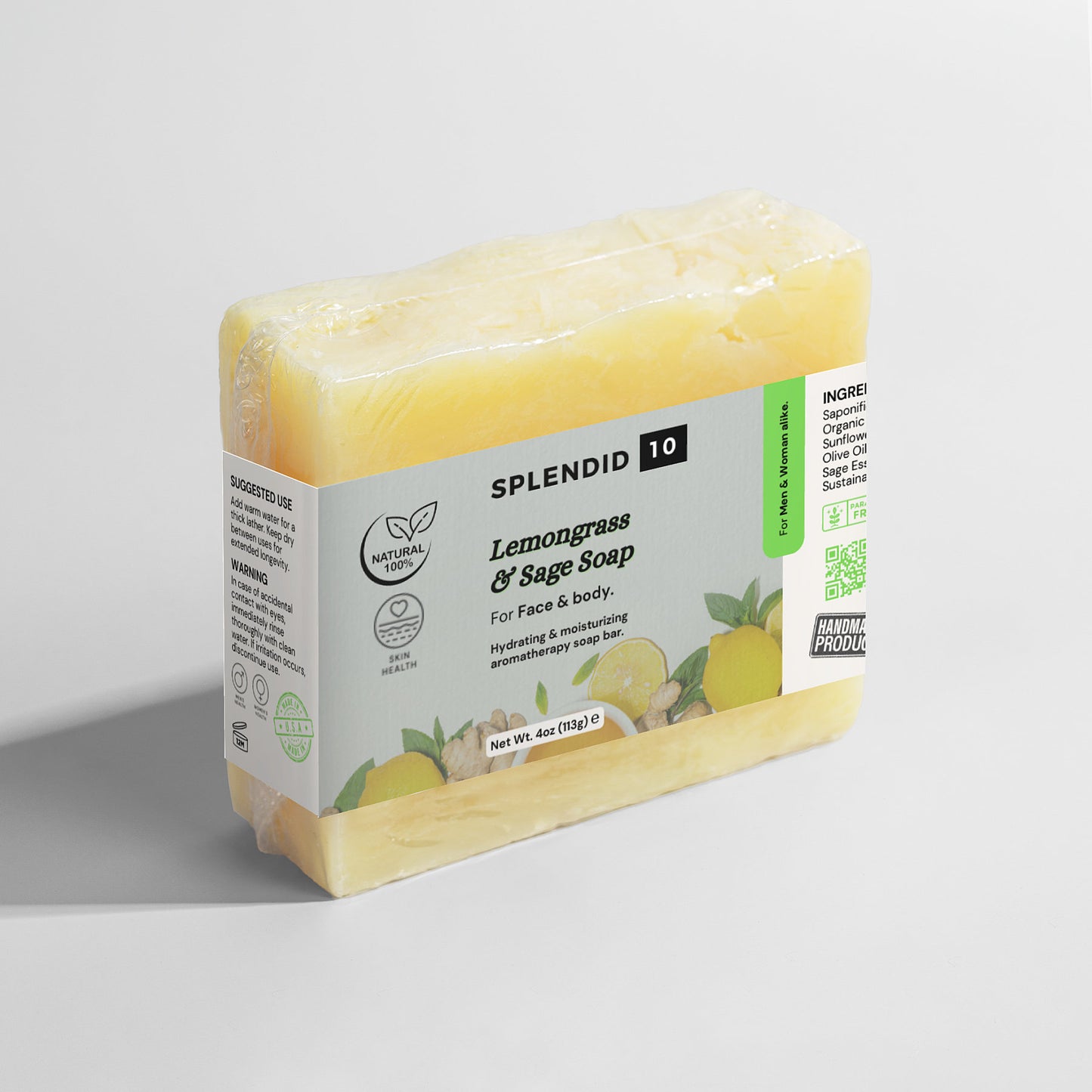 Lemongrass & Sage Soap